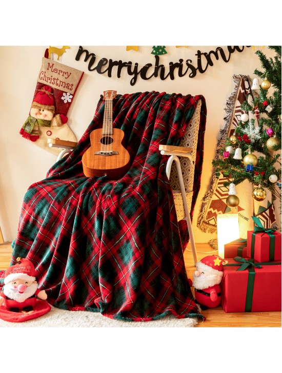 Double Sided Holiday Flannel Blanket